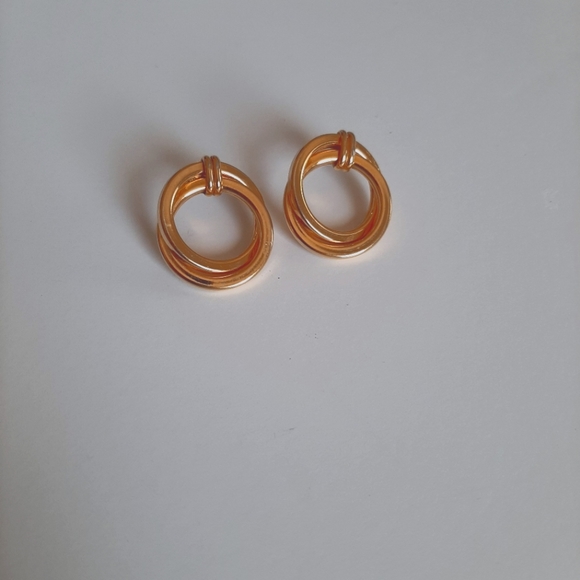 Gold Tone Earrings - Picture 3 of 3